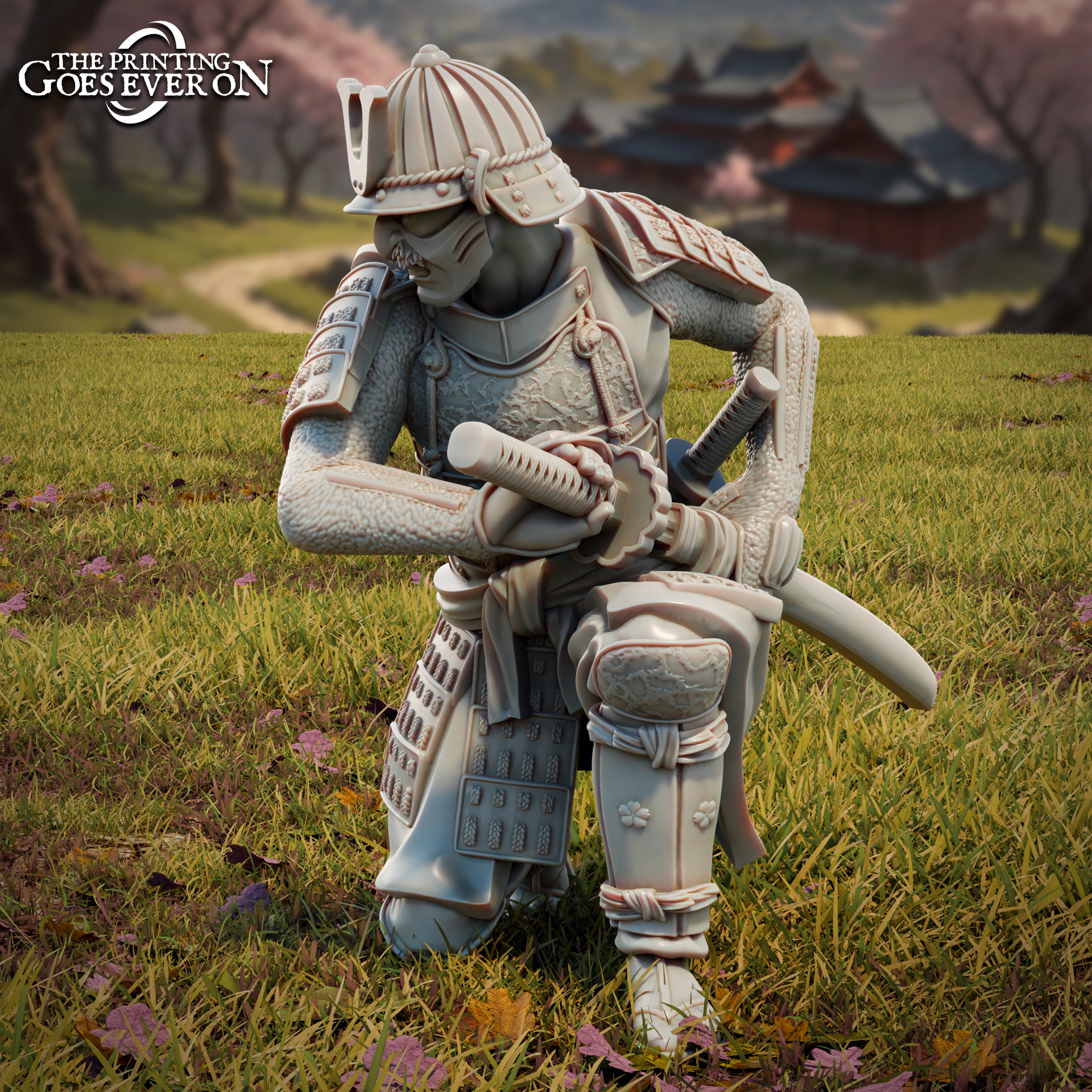 Jade Empire Samurai - Katana A - Presupported